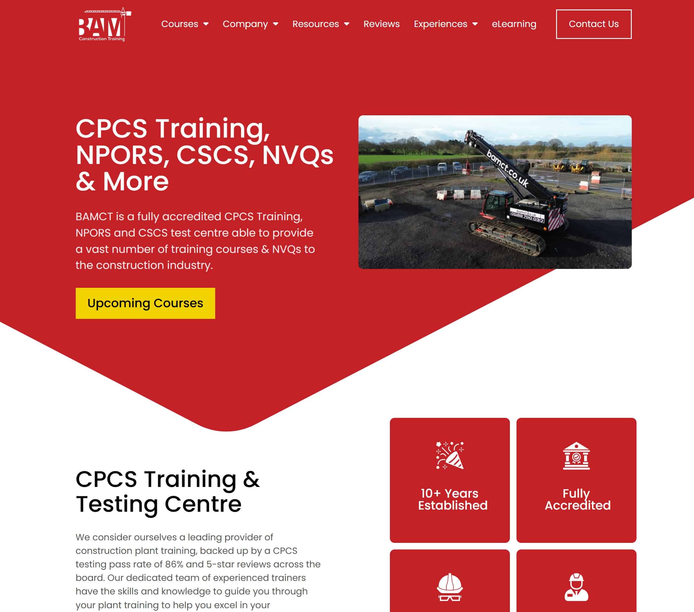CPCS training for construction industry skills.